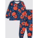 Süper Kahraman Örümcek Adam Desenli %100 Pamuk Erkek Çocuk Pijama Takımı