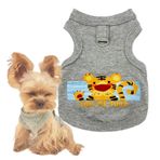 Süper küçük!! YorkieGogo el yapımı küçük evcil hayvan kıyafeti, küçük/çay kupası/yeni doğan kediler ve köpekler, tavşanlar, gelincik ve mirketler için mükemmel, XXXS (gri, XS)