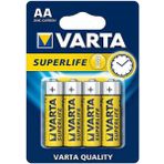 Süper Life Sarı Varta Kalın Kalem Pil 4 Lü