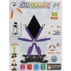 Super Mag Supermag 30 Parça Manyetik Yapı ve Geometri Seti- Stem Eğitici Manyetik Oyuncak - MIKNATISLI OYUNCAK