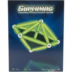 Super Mag Supermag 37 Parça Fosforlu Manyetik Yapı Oyuncağı- Mıknatıslı Stem Seti - MIKNATISLI OYUNCAK