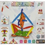 Super Mag Supermag 45 Parça Multıcolor Manyetik Yapı Oyuncağı- Stem Mıknatıslı Oyun Seti - MIKNATISLI OYUNCAK