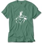 Super-Man Man Yeşil Tişört Liyada - 3XL