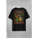 Super Mario Bowser Japanese Poster Sırt Ön Baskılı Oversize Tişört Unisex T-Shirt
