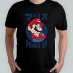 Super Mario Bros %100 Pamuklu Bisiklet Yaka T-Shirt Model 8 - Siyah - XL