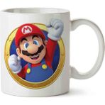 Süper Mario Bros Porselen Kupa Bardak - 1 Adet - 199 ml