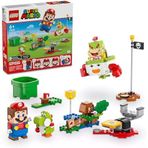 Super Mario İnteraktif Mario Ile Maceralar 71439-6 Yaş Üzeri Kız Erkek Çocukları Için Yoshi Oyuncağı Ile Bowser Jr'ın Araba Seti, Oyun Severlere Doğum Günü Hediyesi Fikri (218 Parça)