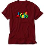 Super Mario Logo Kırmızı Tişört - 2XL