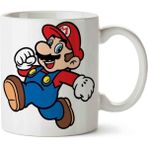 Super Mario Luigi Porselen Kupa Bardak - Beyaz - 199 ml
