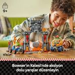 Super Mario: Mario Kart – Bowser Kalesi 72039 – 9 Yaş Üzeri Çocuklar İçin Bowser Temalı Yaratıcı Oyuncak Yapım Seti, Genişletilebilir Oyun Deneyimi Eğlenceli Hediye Fikri (1068 Parça)