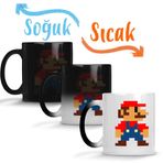 Süper Mario Nintendo Atari Sihirli Porselen Kupa