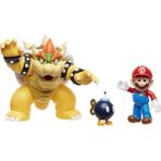Super Mario Nintendo Super Mario Wave 1 Mario Vs Bowser Diorama Seti 15CM