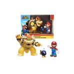 Super mario Nintendo Wave 1 Mario vs Bowser Diorama Seti 15 cm