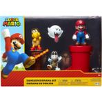 Super Mario Nintendo Zindan Diorama Seti 6,5 cm