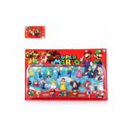 Süper Mario Oyuncak Figürleri Full Set 17 Parça Luigi ve Mario