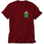 Super Mario Pocket Kırmızı Tişört Liyada - XS
