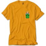 Super Mario Pocket Sarı Tişört Liyada - 2XL