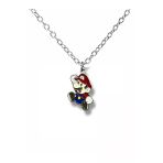 Super Mario Sevimli Figür Kolye – 60 Cm Zincirli Renkli Unisex Retro Oyun Karakteri Takısı