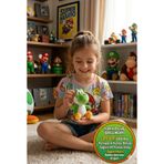 Super Mario Yoshi Peluş Oyuncak 20cm Yeşil Dinozor Figür Anime Koleksiyonluk Sevimli Hediye Çocuklar