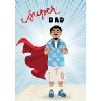SUPER PAPA - Witziger Planer & Terminkalender für Väter: Praktischer Timer für Familie, Organizer für 1 Jahr, undatiert, Tagebuch, Notizbuch, 1 ... Superheld, Bester Papa, Vatertag, Geburtstag