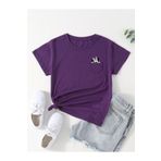 SUPER POZE Kadın Mickey Mouse Baskılı Günlük Rahat Oversize T-shirt