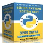 Süper Python Eğitim Seti (6 Süper Kitap) - Enine Boyuna Eğitim