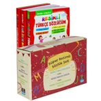 Süper Resimli Sözlük Seti Türkçe, İngilizce, Atasözleri (3 Kitap-Kutulu) Tdk Uyumlu