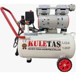 Süper Sessiz Yağsız Hava Kompresörü 24 Litre