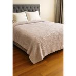 Super Soft Çift Kişilik Battaniye Bej 220x240 cm%100 Polyester