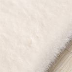 Süper Yumuşak Suni Tavşan Kürk Halı Beyaz 200x300 cm Peluş Şekilli Sandalye Kanepe Örtüsü Rahat İmitasyon Kürk Halı Oturma Odası Dekoru için Lüks Battaniye