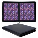 superaimi 12 Cepli 720 Cepli Ticaret Kartı Klasörü, Ringless Side Loading Card Holder Albüm, YuGiOh, MTG, TCG, Oyun Kartları, Spor Kartları, Kartvizitler için Uygun Ticaret Kartı Albümü