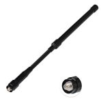Superbat Baofeng Telsiz Anteni 30,5 cm UV Çift Bantlı Anten VHF/UHF 136/470 MHz SMA Dişi Konnektörlü Fiberglas Esnek Anten 3dBi Kazanç Baofeng UV-5R, vb. ile Uyumlu