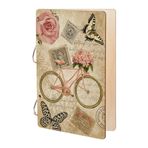 SUPERDANT Vintage tebrik kartı tutucu planlama kitap organizatör ahşap gevşek yaprak bağlayıcı kelebek pullar fotoğraf albümü kartpostal koleksiyonu 2-yüzük kapak günlük yıldönümü kaleci hatıra