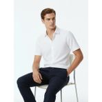 Superdry Beyaz Erkek Regular Fit Gömlek Vacatıon Lınen S/s Shırt