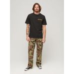 Superdry Bisiklet Yaka Baskılı Antrasit Erkek T-Shirt M1011896B06A_TATTOO GRAPHIC LOOSE T