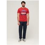 Superdry Bisiklet Yaka Baskılı Kırmızı Erkek T-Shirt M1011982A9QZ_GREAT OUTDOORS GRAPHIC