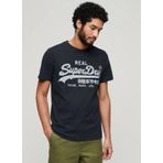 Superdry Bisiklet Yaka Baskılı Lacivert Erkek T-Shirt M1011472A98T_VINTAGE VL TEE