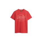 SUPERDRY Bisiklet Yaka Baskılı T-Shirt, L, 5003135394, Kırmızı, Erkek