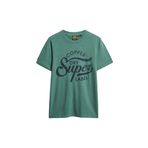 SUPERDRY Bisiklet Yaka Baskılı T-Shirt, S, 5003135401, Yeşil, Erkek