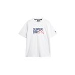 SUPERDRY Bisiklet Yaka Baskılı T-Shirt, S, 5003135544, Beyaz, Erkek