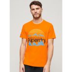 Superdry Bisiklet Yaka Baskılı Turuncu Erkek T-Shirt M1011911AP2T_GREAT Outdoors Nr Grap - XL