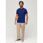 Superdry Bisiklet Yaka Düz Lacivert Erkek T-Shirt M1011245AJZD_ESSENTIAL Logo Emb Tee - XL