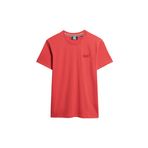SUPERDRY Bisiklet Yaka Düz T-Shirt, L, 5003135440, Kırmızı, Erkek