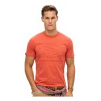 SUPERDRY Bisiklet Yaka Kırmızı Erkek T-Shirt M1012100A-6SD_WORKWEAR EMBOSSED REL