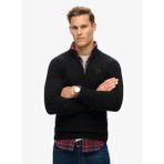 Superdry Bisiklet Yaka Normal Siyah Erkek Kazak M6110640A02A_ESSENTIAL EMB KNIT HAL