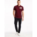 Superdry Bordo Erkek Regular Fit Baskılı Polo T-Shirt Vıntage Athletıc Polo - XL