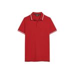 SUPERDRY Düz Polo T-Shirt, XL, 5003135442, Kırmızı, Erkek