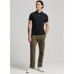 Superdry Düz Siyah Erkek Polo T-Shirt M1110343A02A_CLASSIC PIQUE POLO