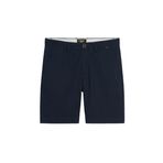 Superdry Erkek streç Chino şort, Mavi (Finster Marineblau), 28