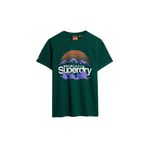 Superdry Erkek T-Shirt 5003135397, Koyu Yeşil, L